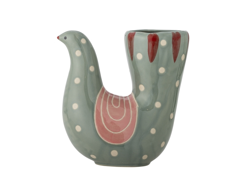 Bloomingville Trudy Vase, Bunt, Steingut