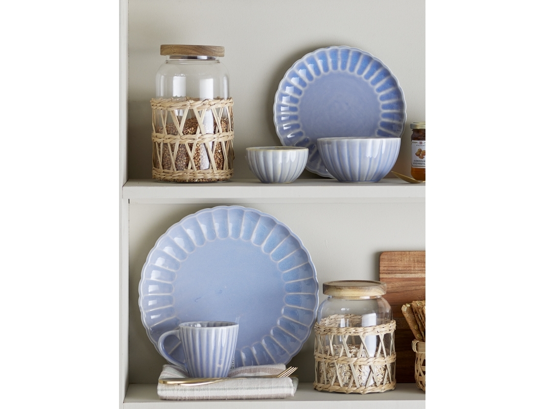 Latina Tallrik, blå, stengods | Bordssättning - Par - Plattor | GameStuff