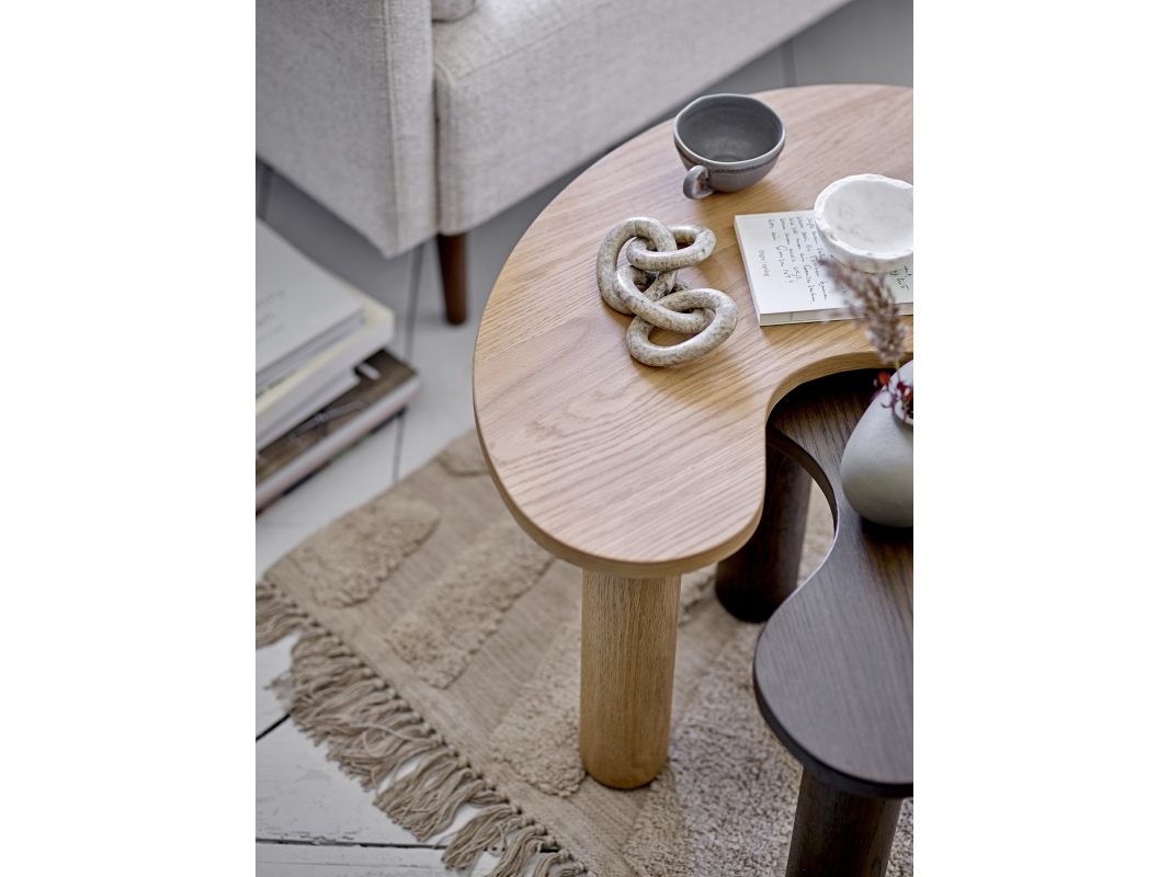 Bloomingville - Luppa Sofabord, Brun, FSC®100%, Gummitræ, L53xH35xW36 cm