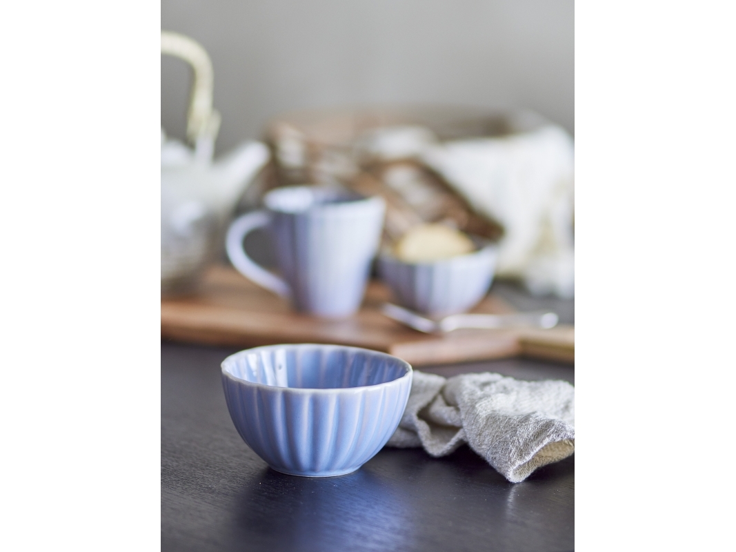 Bloomingville Latina Schale, Blue, Steingut