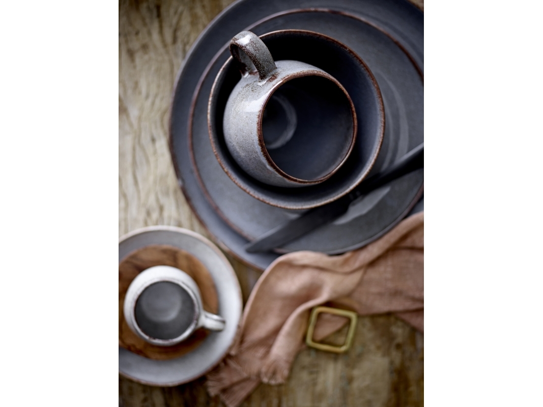 Sandrine Tallrik, grå, stengods | N - A | GameStuff