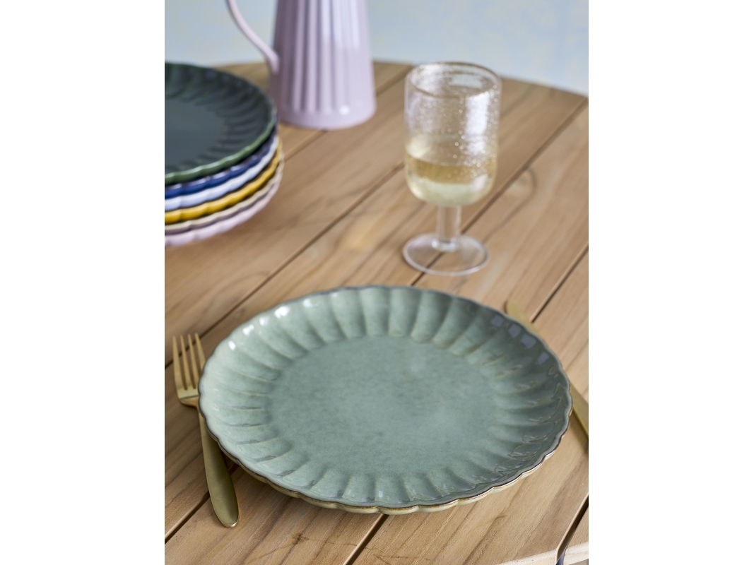 Latina Tallrik, grön, stengods | N - A | GameStuff