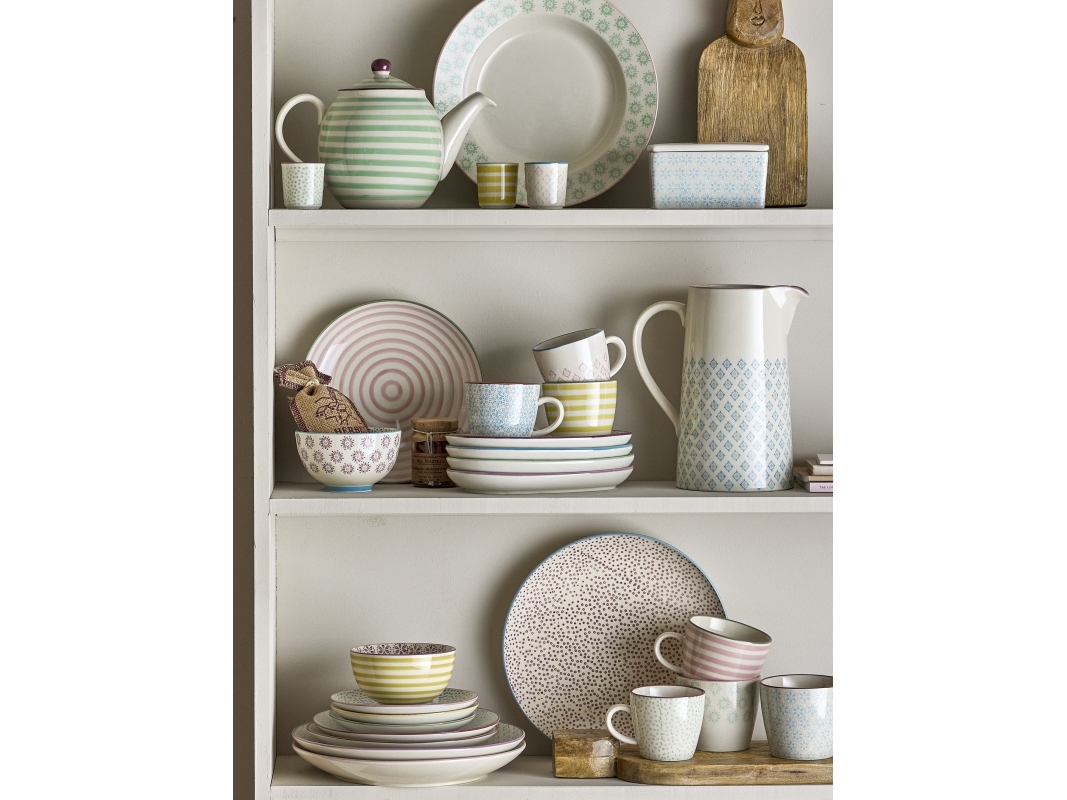 Patrizia Tallrik Djup, Mångfärgad, Stengods | N - A | GameStuff