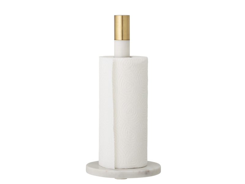 Emira Rullhållare för kök, vit, marmor | N - A | GameStuff