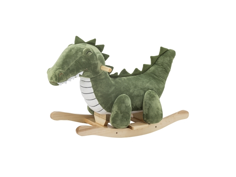 Bloomingville Mini Arnie Rocking Toy, Crocodile, Grün, Polyester