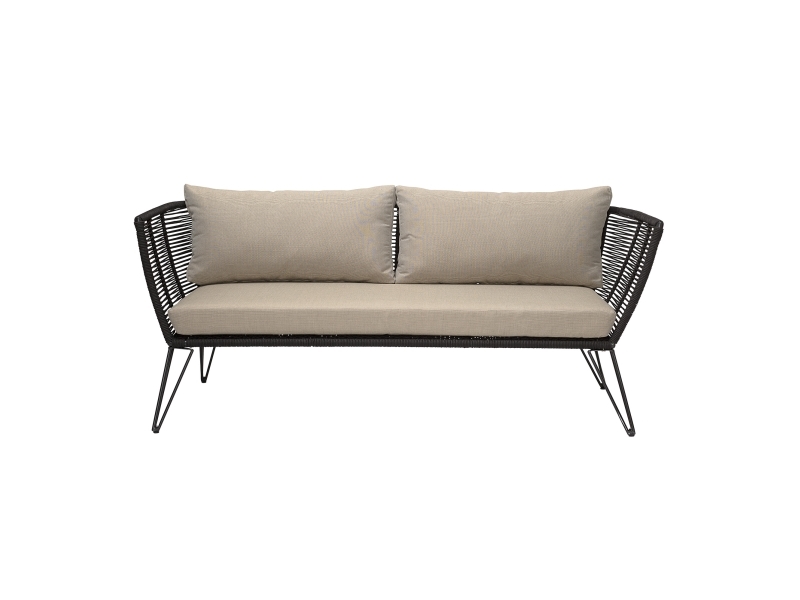 Bloomingville Mundo Sofa, Schwarz, Metall