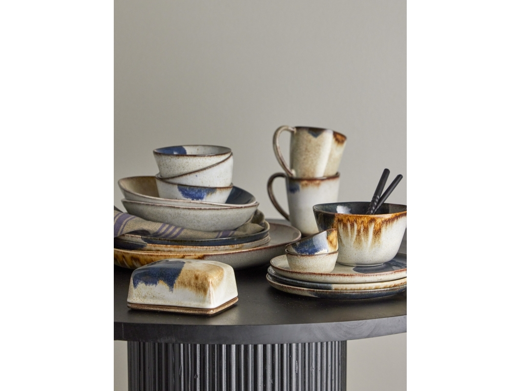 Jules Tallrik, Blå, Stengods | N - A | GameStuff