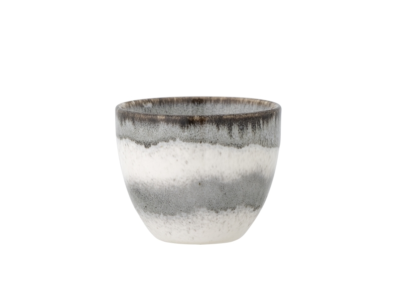 Bloomingville Paula Tasse, Grau, Steingut