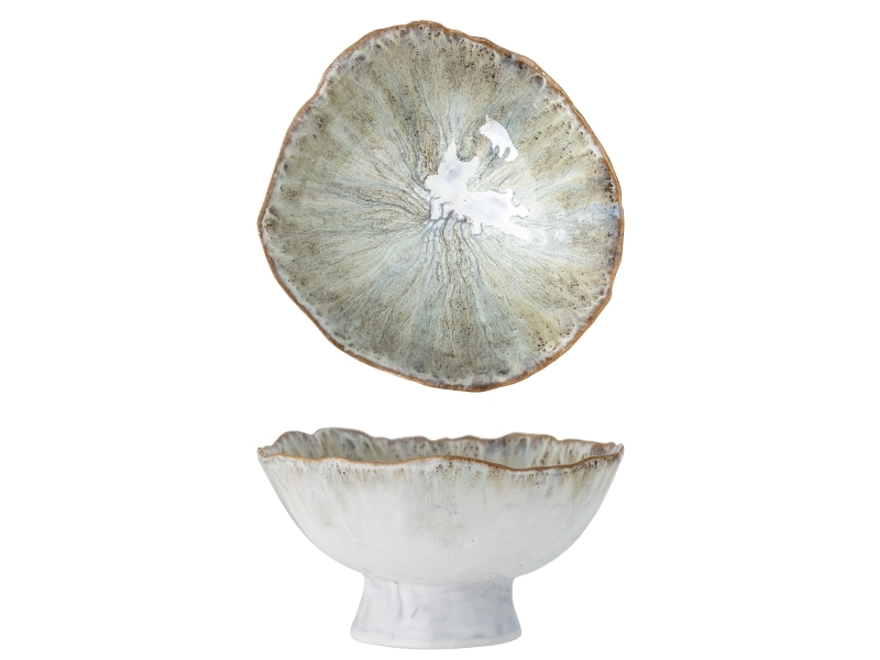 Bloomingville Joby Schale, Blue, Steingut