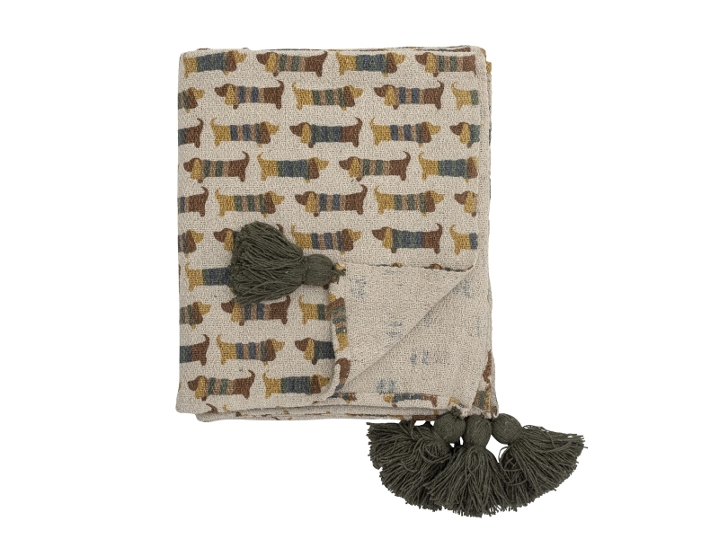 Bloomingville Mini Charlie Plaid, Multifarvet, Genanvendt Bomuld