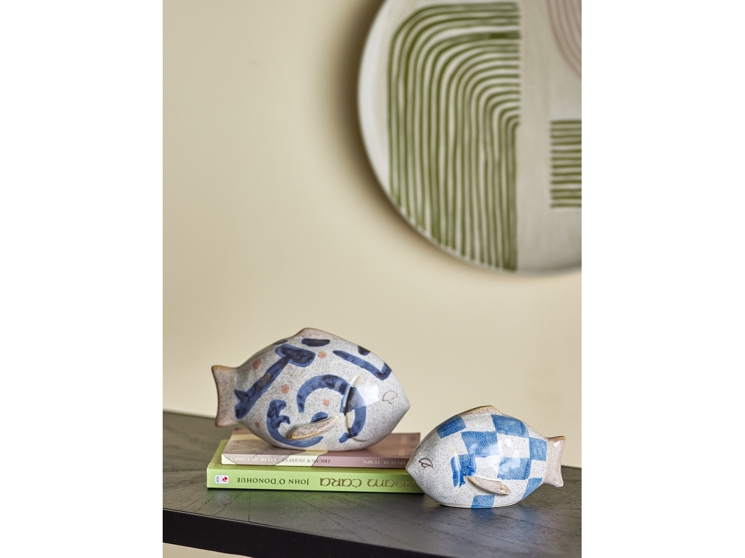 BLOOMINGVILLE Eviaya Deko, blå, stengods | Baby & barn - Barnrummet - Dekoration | GameStuff