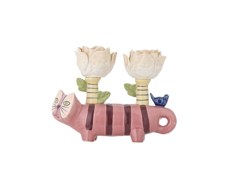Bloomingville Missy Kerzenhalter, Bunt, Steingut