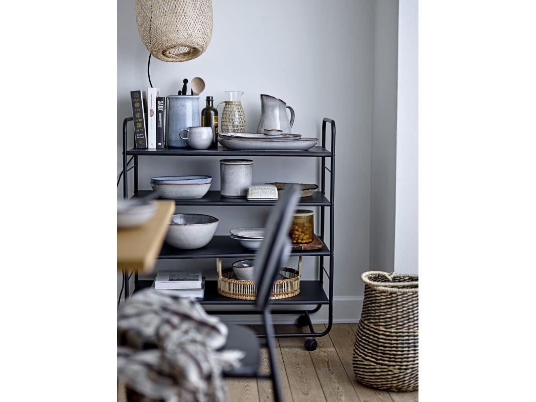 BLOOMINGVILLE Sandrine Tarjoilulautanen, sininen, kivitavaraa