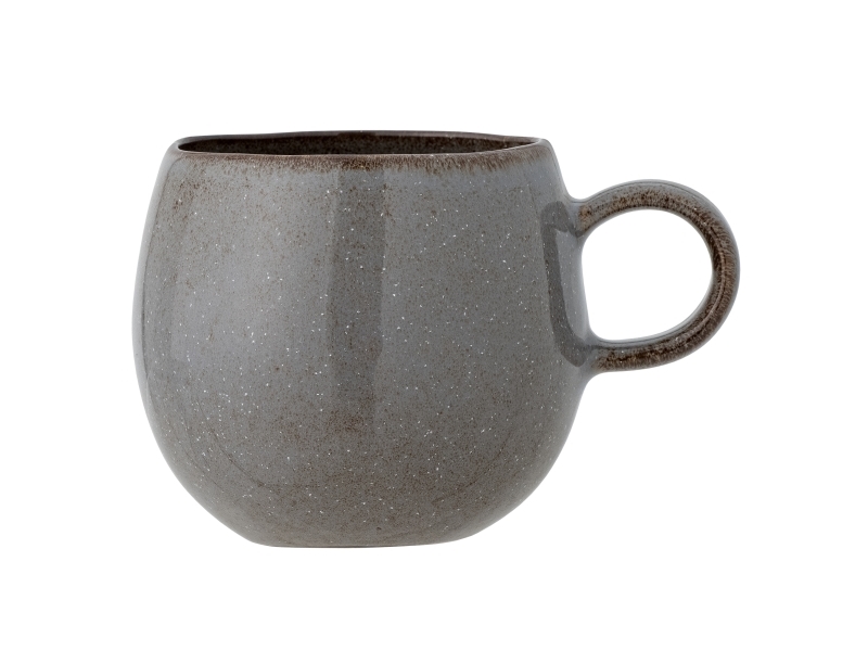 Bloomingville Sandrine Becher, Grau, Steingut