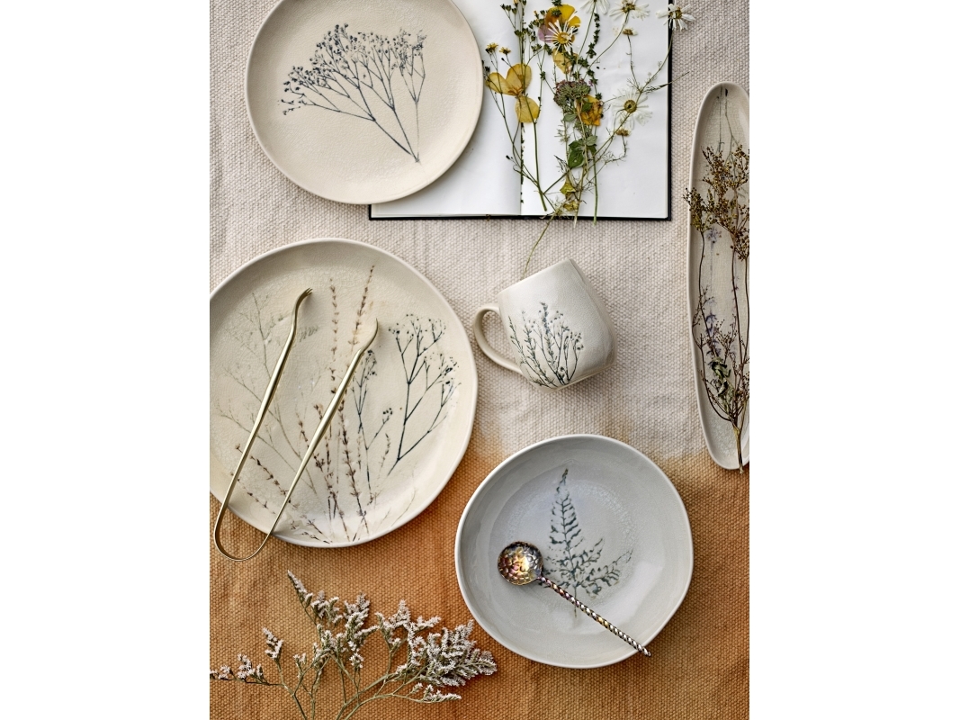 Bloomingville Bea Frühstück Set, Natur, Steingut
