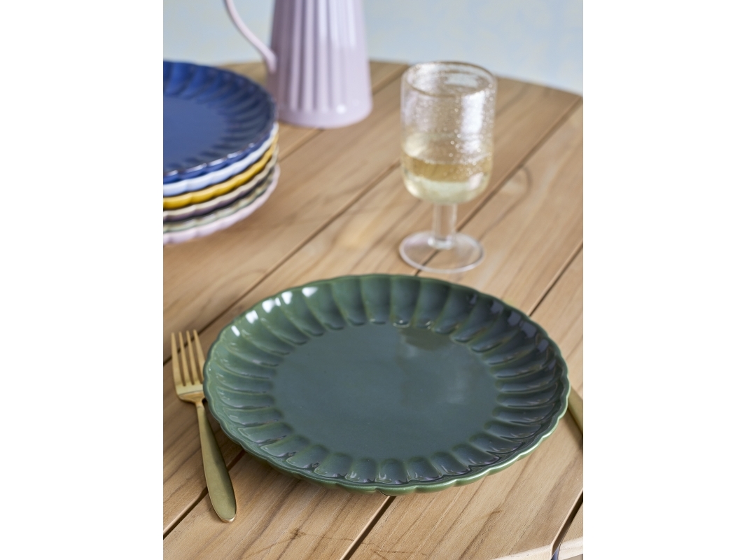 Latina Tallrik, grön, stengods | N - A | GameStuff
