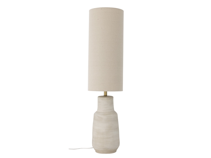 Bloomingville Linetta Stehlampe, Weiß, Steingut