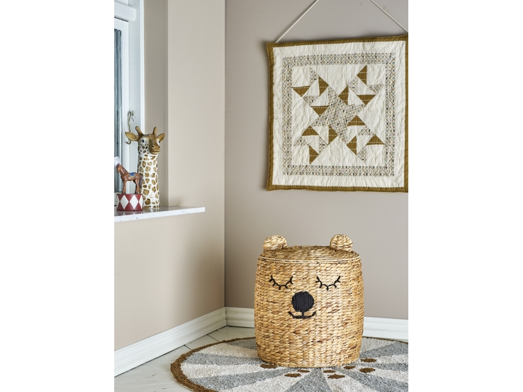 Bloomingville dolmkorg med lock Natur Lilja vattenlilja | N - A | GameStuff