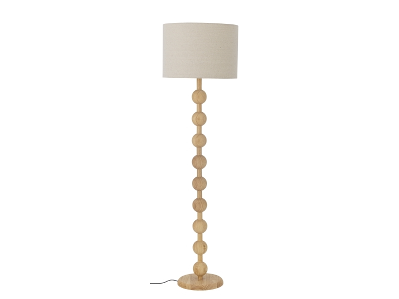 Bloomingville Giacoma Stehlampe, Natur, Gummibaumholz