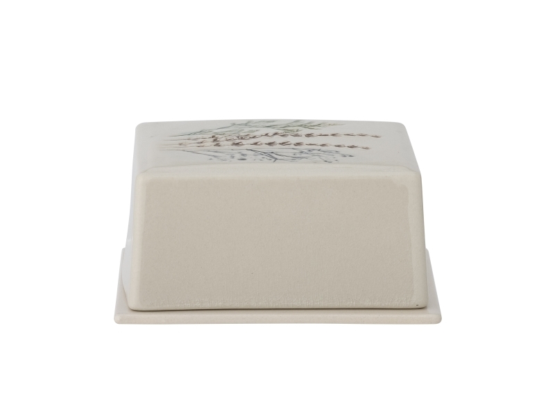 Bloomingville Bea Butterdose, Natur, Steingut