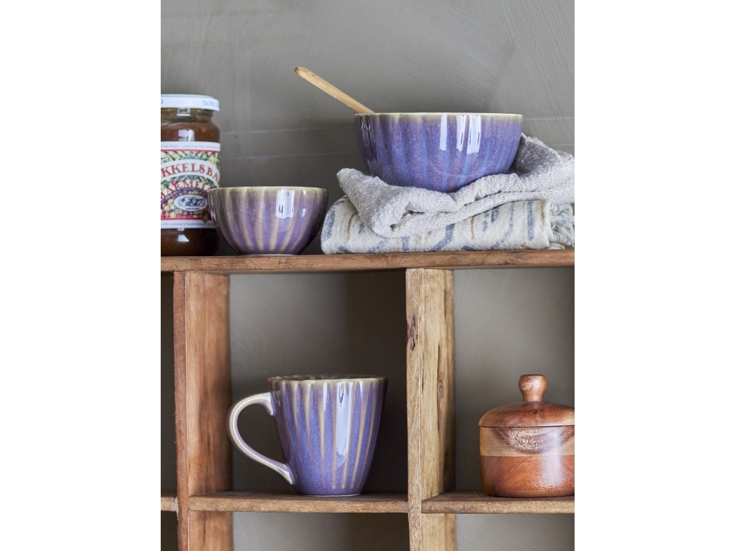 Latina-skål, lila, stengods | Bordssättning - Par - Bollar | GameStuff