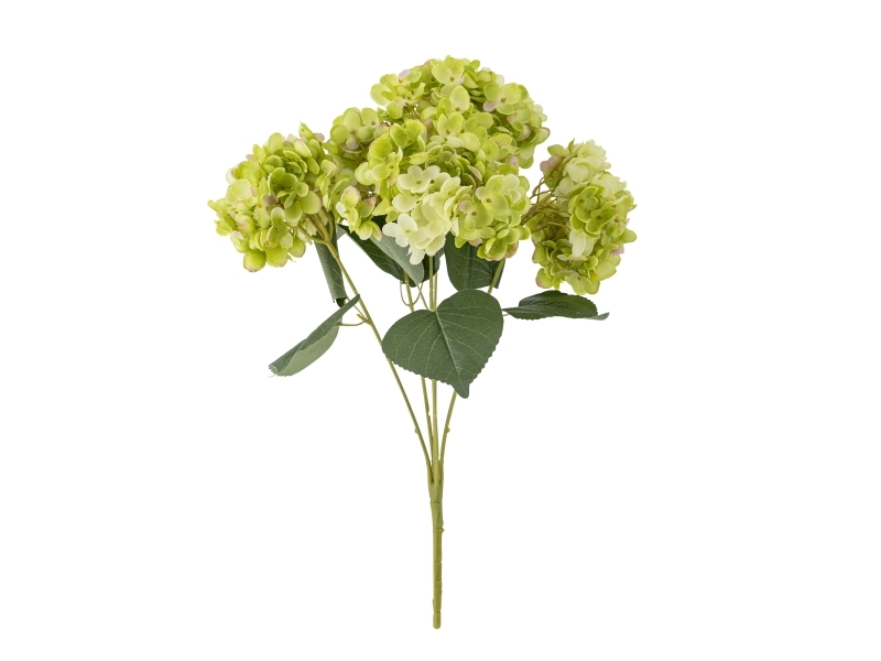 Bloomingville Hydrangea Stiel, Weiß, Künstliche Blumen