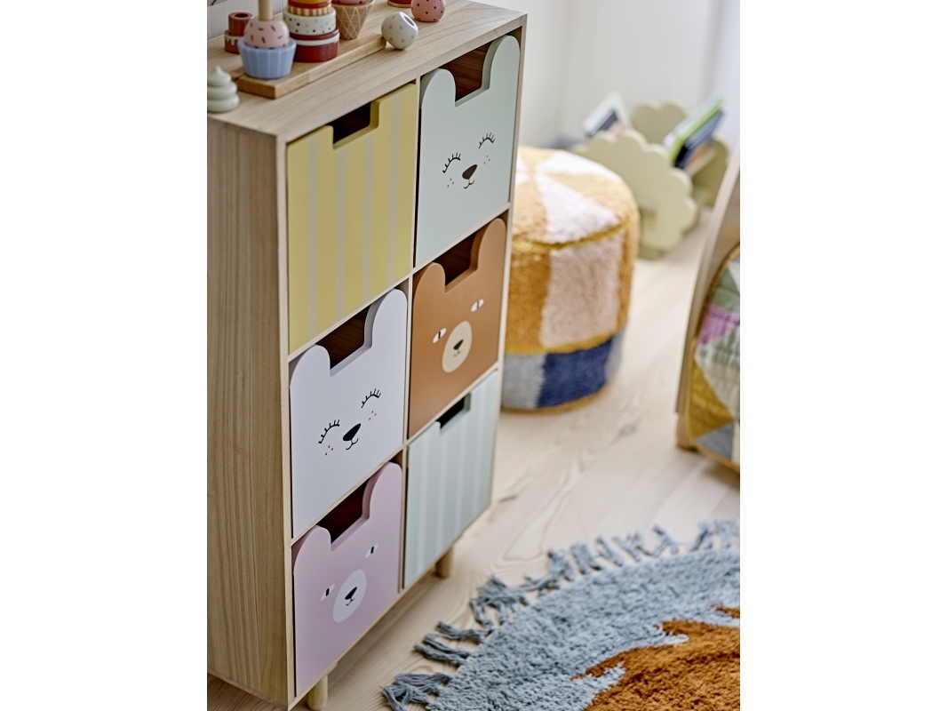 Calle bokhylla med lådor, Mångfärgad, Emperor trä | N - A | GameStuff