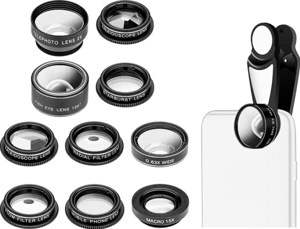 Levenhuk Lens S10 Smartphone-Objektiv-Kit