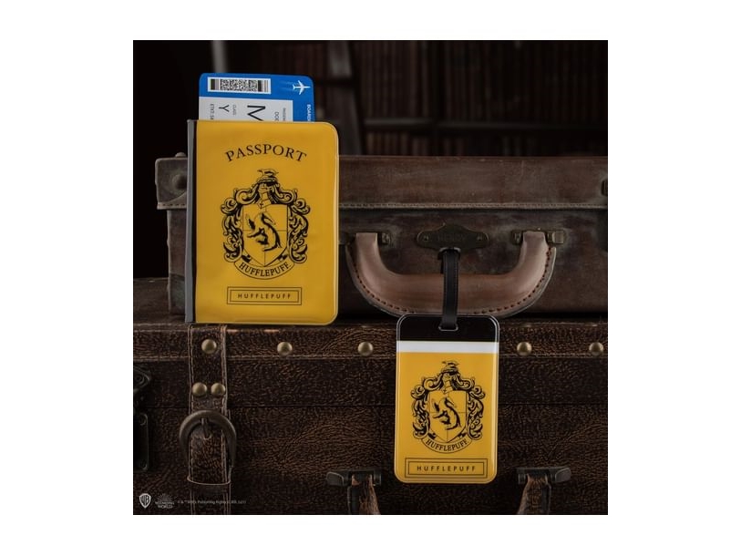Hufflepuff Kofferanhänger Und Passhülle