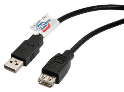 Usb 2.0 Forl Ngerkabel, Usb-A: Han - Usb-A: Han,