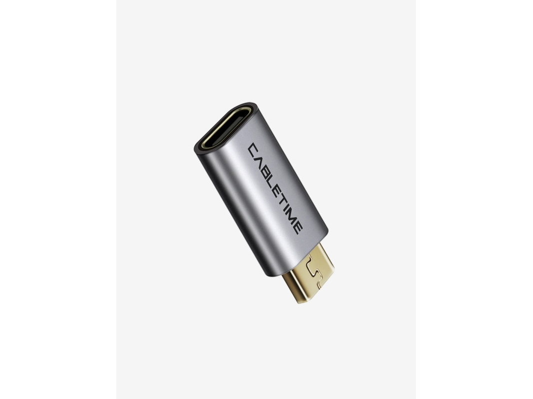 Premium Usb-Micro B: Stecker - Usb-C: Buchse, Usb 2.0, Adapter