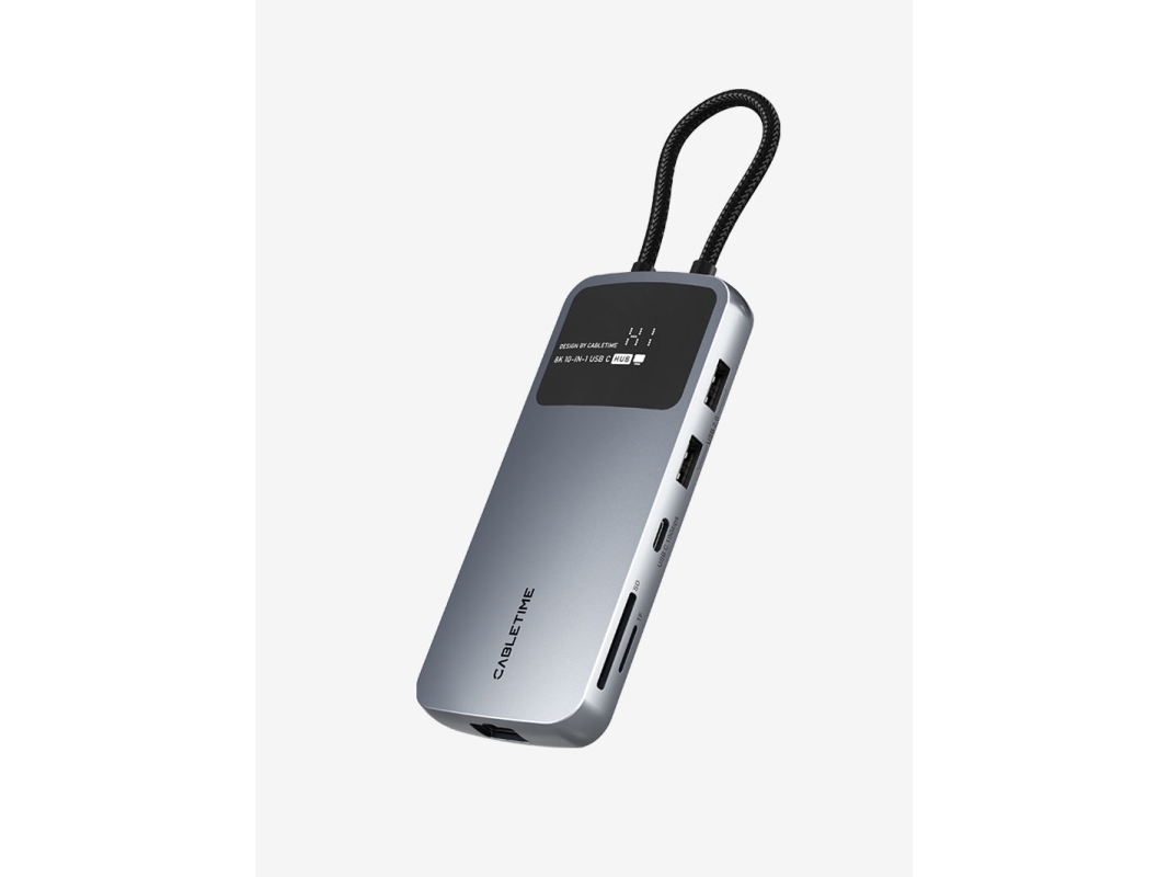 Cabletime Cb80g, Usb Type-C, Microsd (Transflash), Sd, 10000 Mbit/S, 60 Hz, 7860 X 4320, 4320P