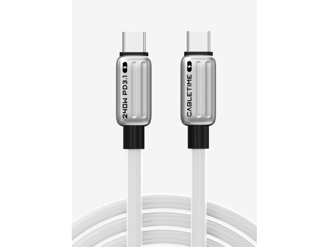 Usb-C-Silikon-Ladekabel 240W, Usb-C: Stecker - Usb-C: