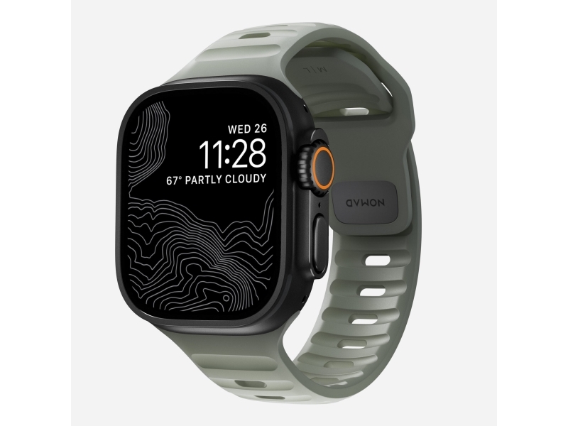 Nomad Sport Strap M/L - coastal rock - Apple Watch Ultra 2/1 (49mm) 9/8/7 (45mm)/6/SE/5/4 (44mm)/3/2/