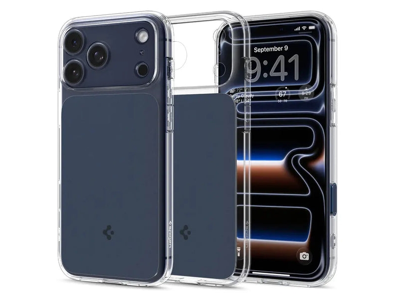 Spigen Acs10476, Cover, Apple, Phone 17 Pro, 16 Cm (6.3"), Blau
