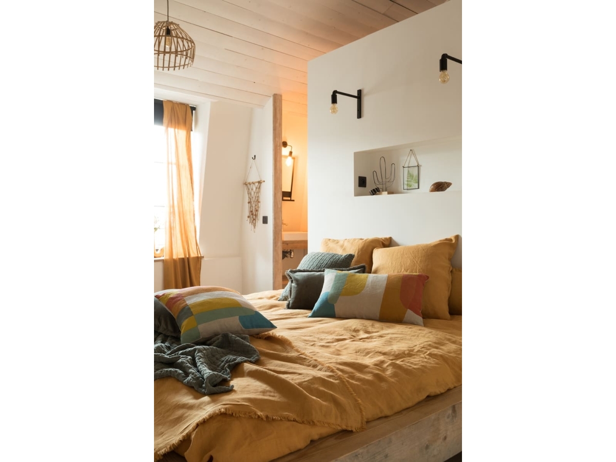 VIVARAISE SWAMI BEDCOV Thyme 130X200