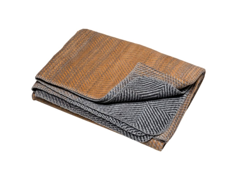Fussenegger Savona Throw "Gradient/Herringbone" Gold/Grey 200 X150 Cm