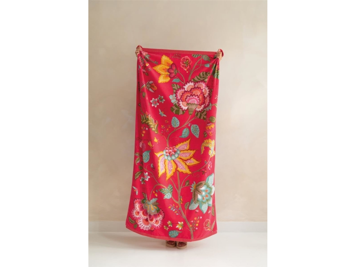Pip Studio Pip Flowers Red 100X180