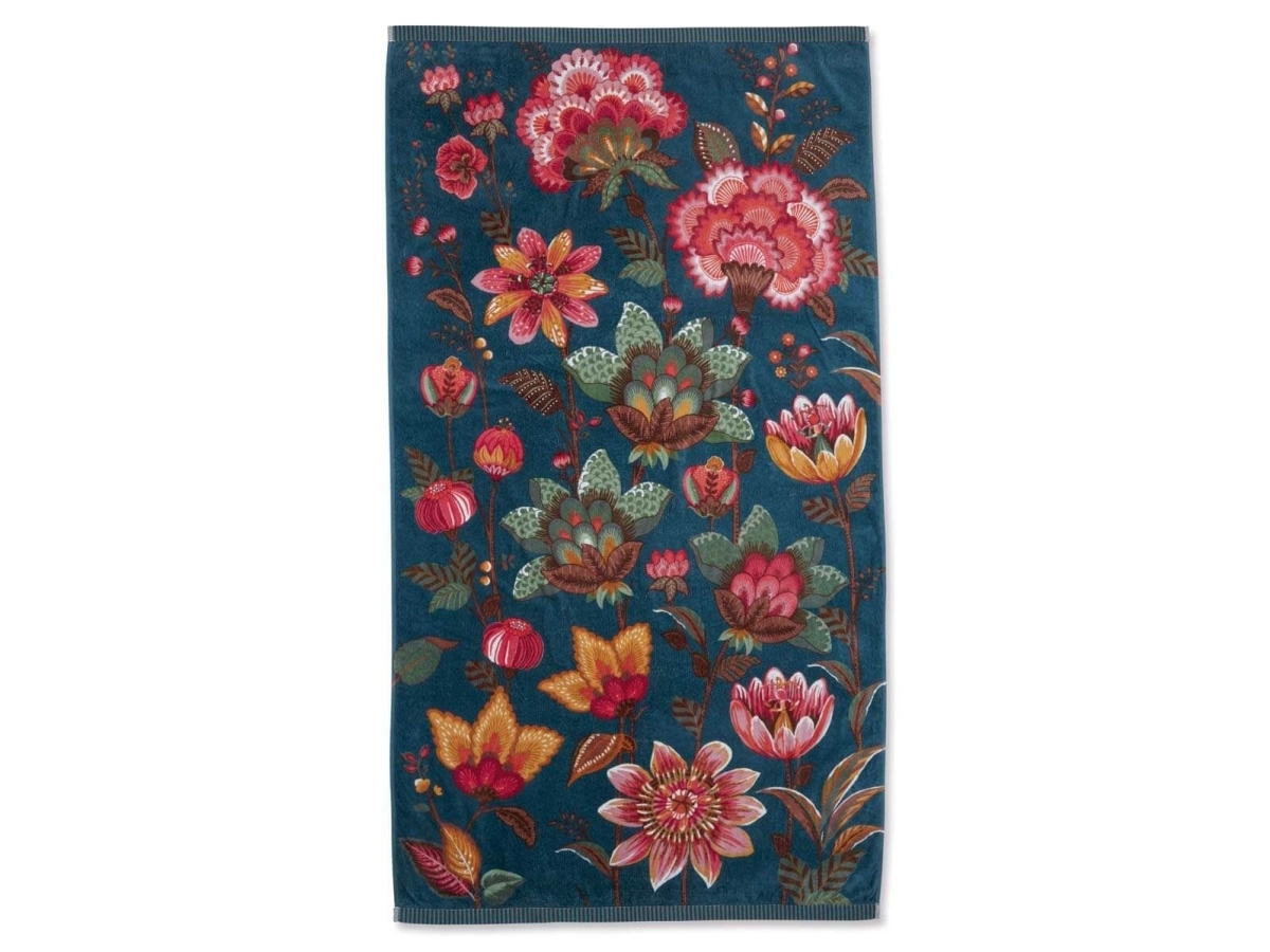 PIP Studio PIP Sunny side up beachTwl DBlue 100x180