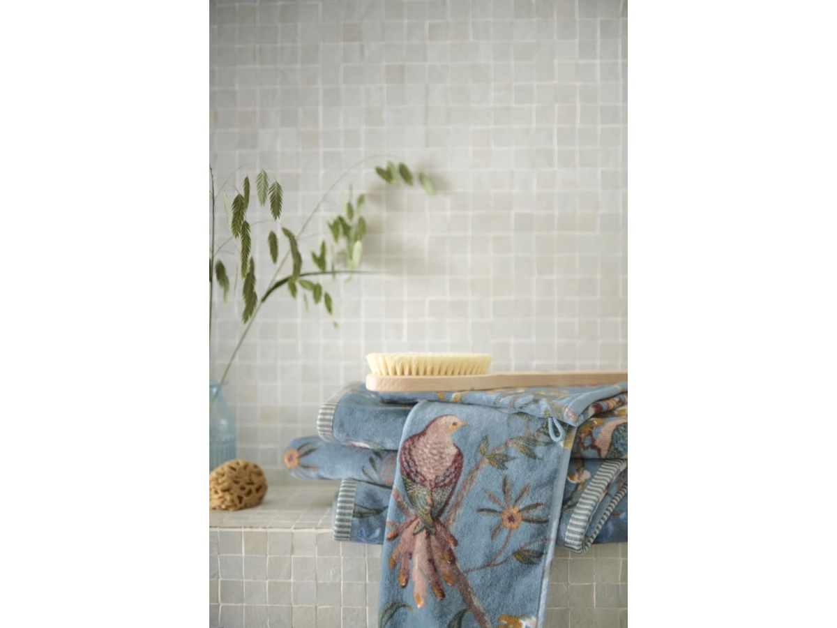 Pip Studio Secret Garden Blue 55X100