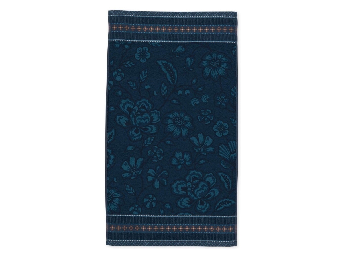 Pip Studio Jasmin Jacquard Dunkelblau 70X140