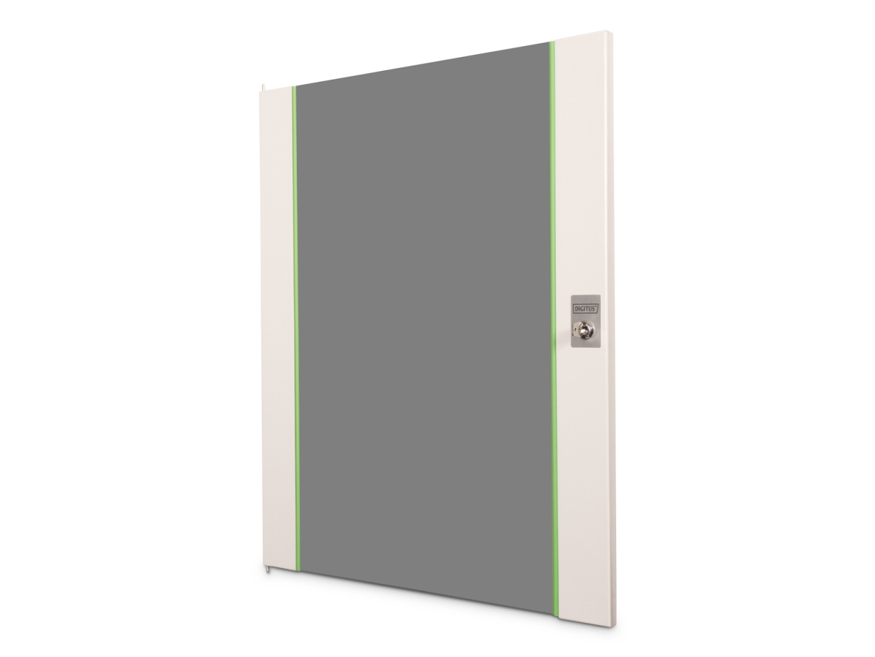 Digitus Dn-19 D-16-U, Dør, Glas, Metal, Grå, 1 Stk, 5 Kg