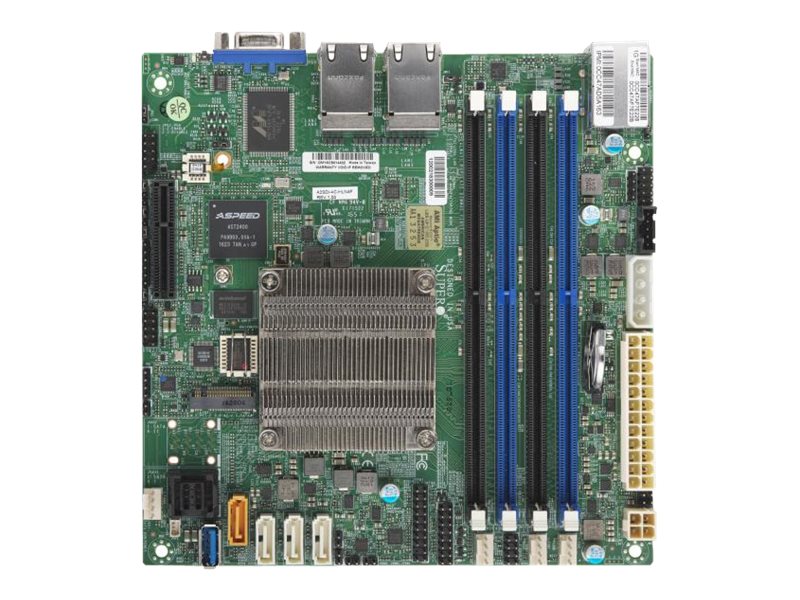 Supermicro A2sdi-4C-Hln4f - Bundkort - Mini Itx - Intel Atom C3558 - Usb 3.0 - 4 X Gigabit Lan - Onboard Grafik