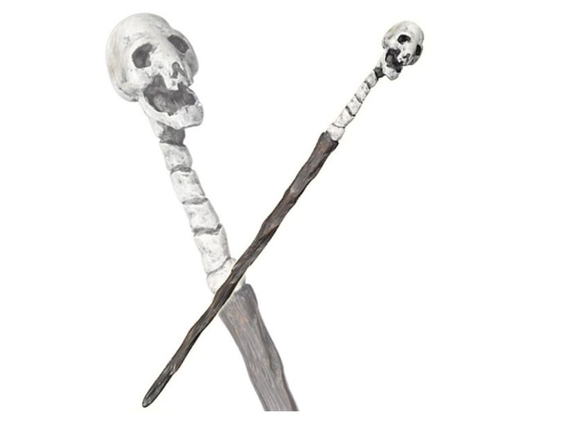 Todesser-Zauberstab Mit Totenkopf
