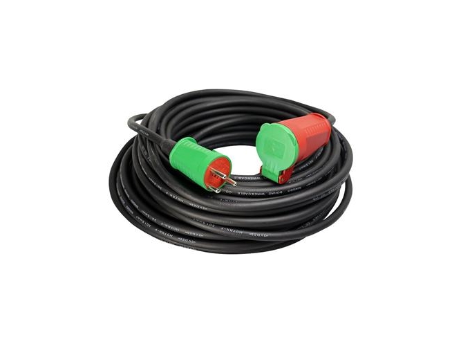 Kabelsats 25m 3G1.5 DK-kontakt / front led | Annan EL - Övriga artiklar | GameStuff