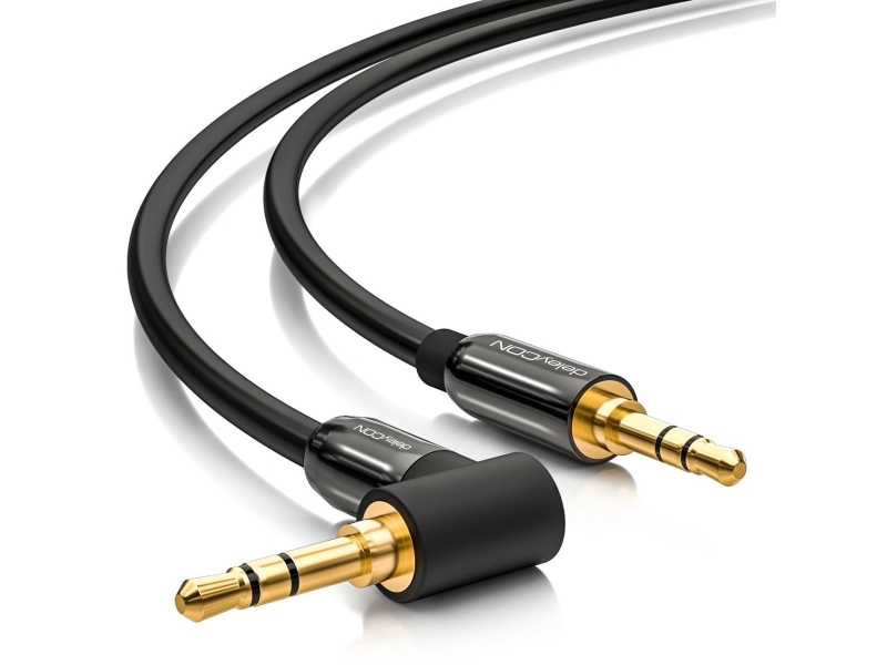Deleycon Mk207, 3.5Mm, Männlich, 3.5Mm, Männlich, 0,5 M, Schwarz