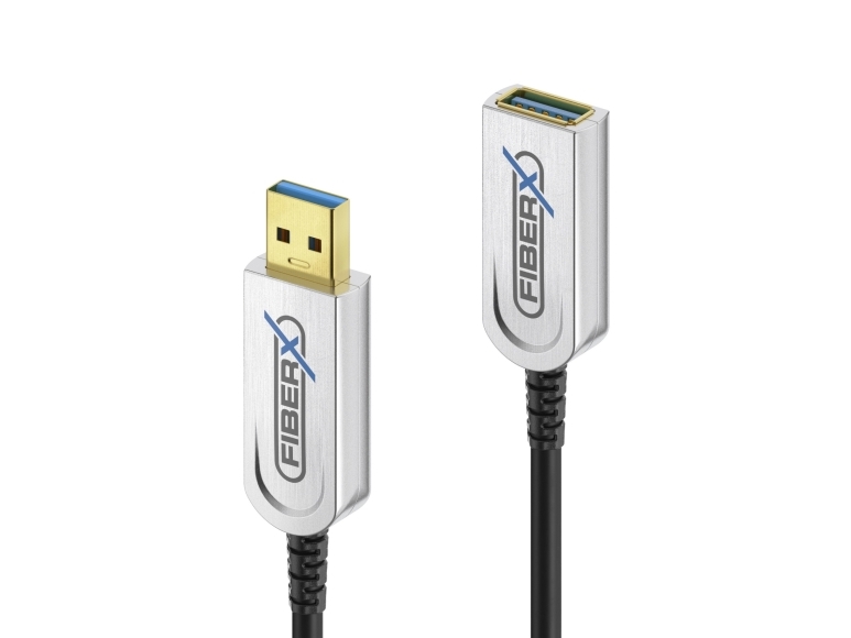 Fiberx Fx-I550-030, 30 M, Usb A, Usb A, Usb 3.2 Gen 2 (3.1 Gen 2), 10 Gbit/S, Schwarz, Silber