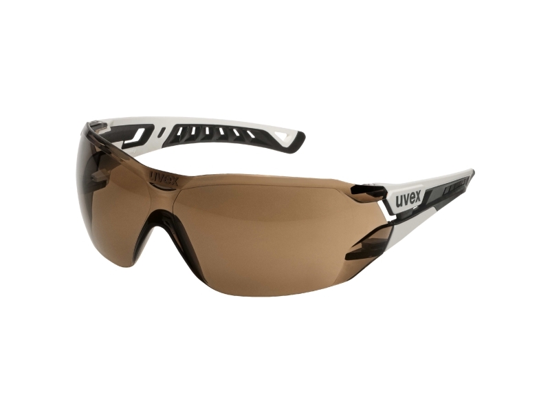 uvex pheos nxt 9128223 Skyddsglasögon inkl UV-skydd Svart, Vit EN 166:2001, EN 172:1994 + A1:2000 + A2:2001 | Kläder & Säkerhet - Säkerhetsutrustning - Säkerhetsglasögon | GameStuff