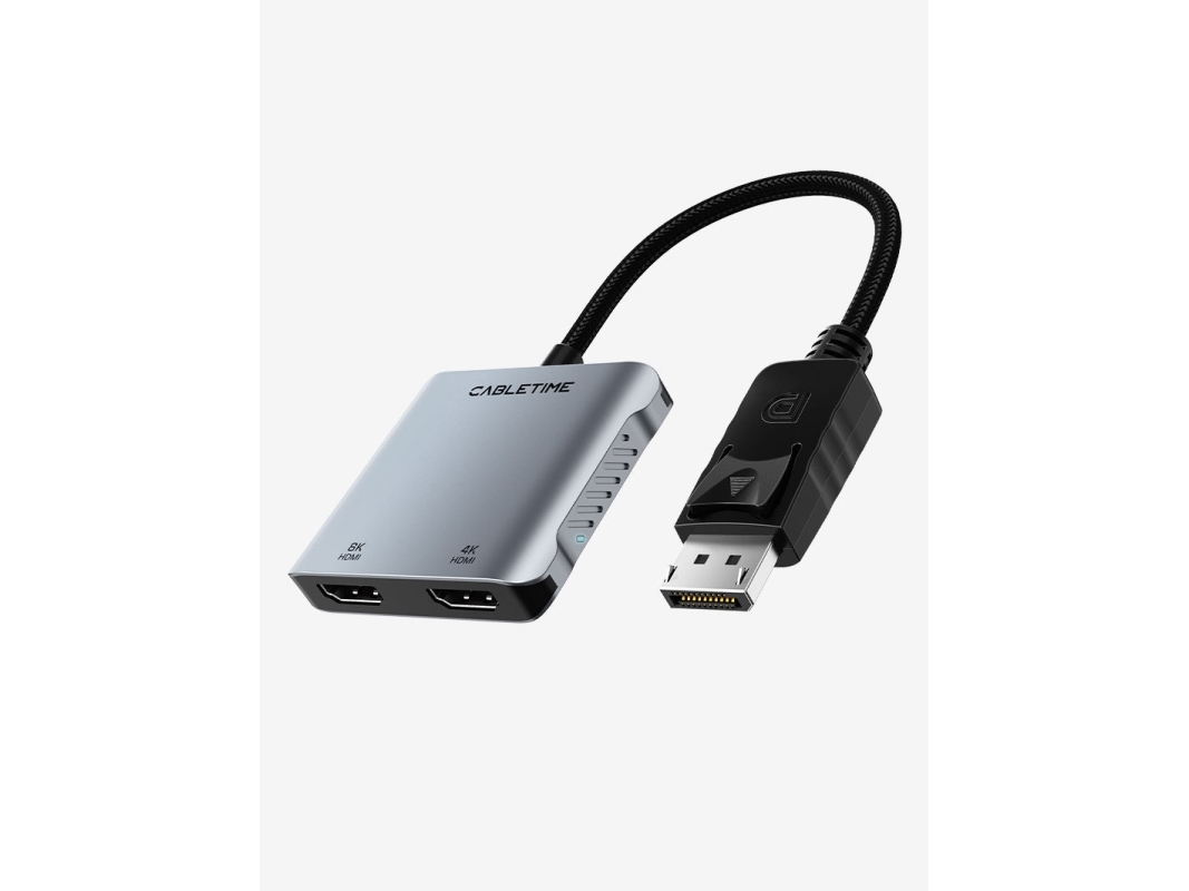 Cabletime Cb74g, Displayport, 2 X Hdmi, Männlich, Weiblich, Gerade, Gerade