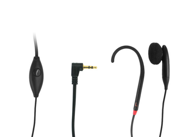 Geemarc Clhook5 Telefon Ohr Frei Headset Verkabelt Schwarz Lautstärkeregler